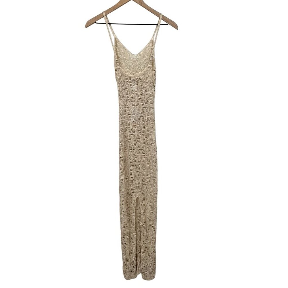 Ardon Maxi Dress Cream Crochet Tiger Mist Size M - Picture 5 of 8
